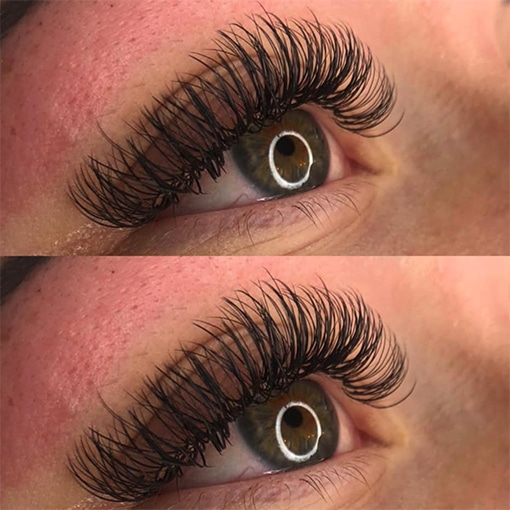 Eyelash Extensions Saltash, Hybrid Russian Lashes Plymouth